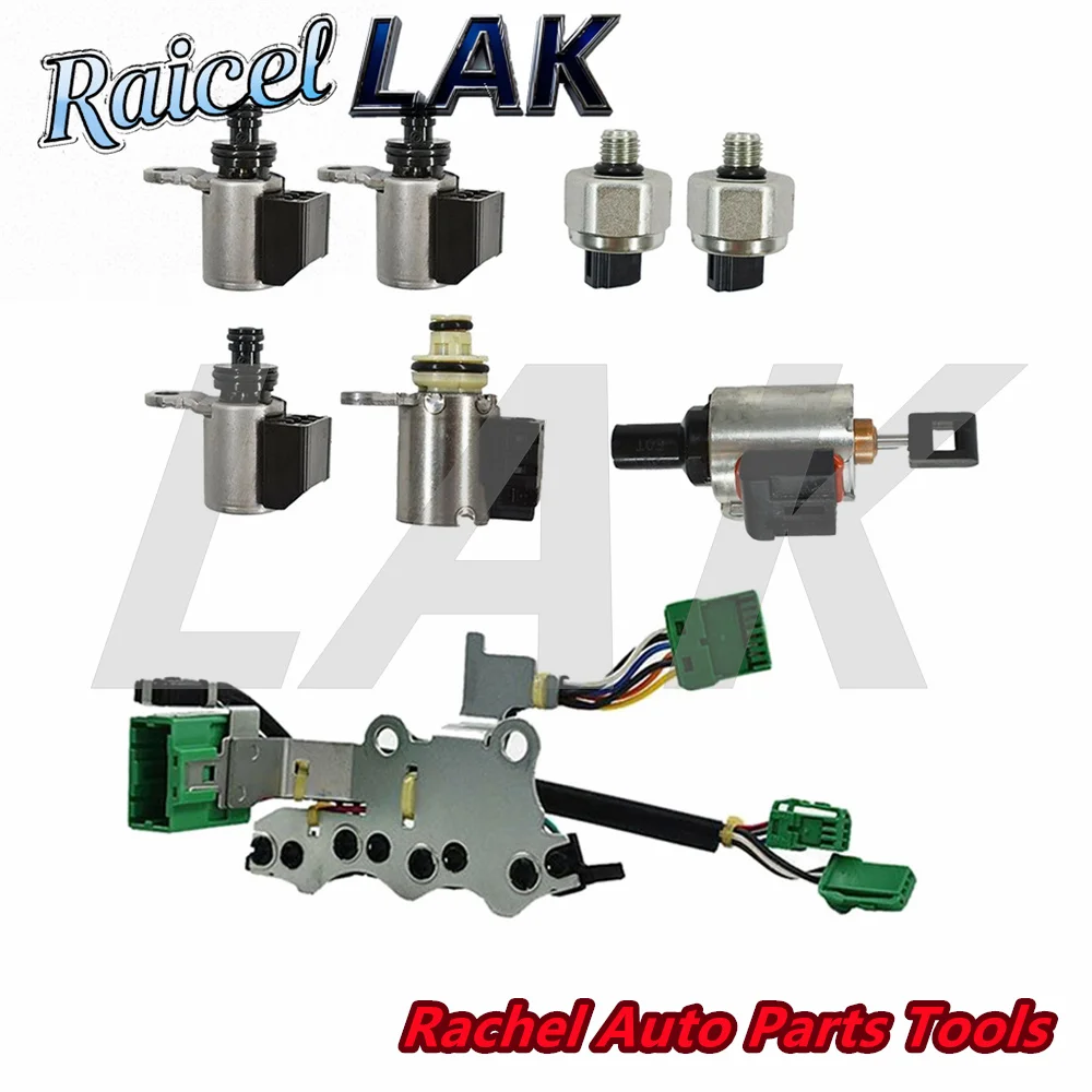 JF011E RE0F10A F1CJA CVT Kit Solenóide de Transmissão Com Sensor de Pressão de Cablagem Motor de Passo Para Nissan Altima Sentra Dodge
