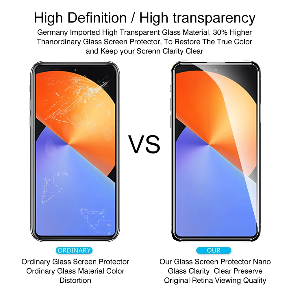 2pcs protective Glass For Infinix Note 30 Pro 2023 Full cover screen protector note30 30pro note30pro Clear tempered glass