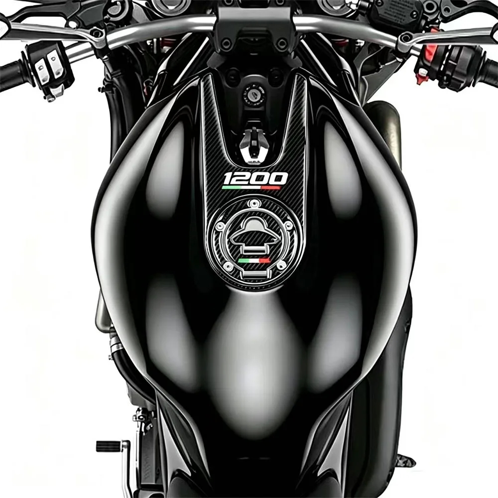 3D Carbon-look Motorcycle Tank Pad Protector Case for Ducati Monster 1200 2015 2016 2017