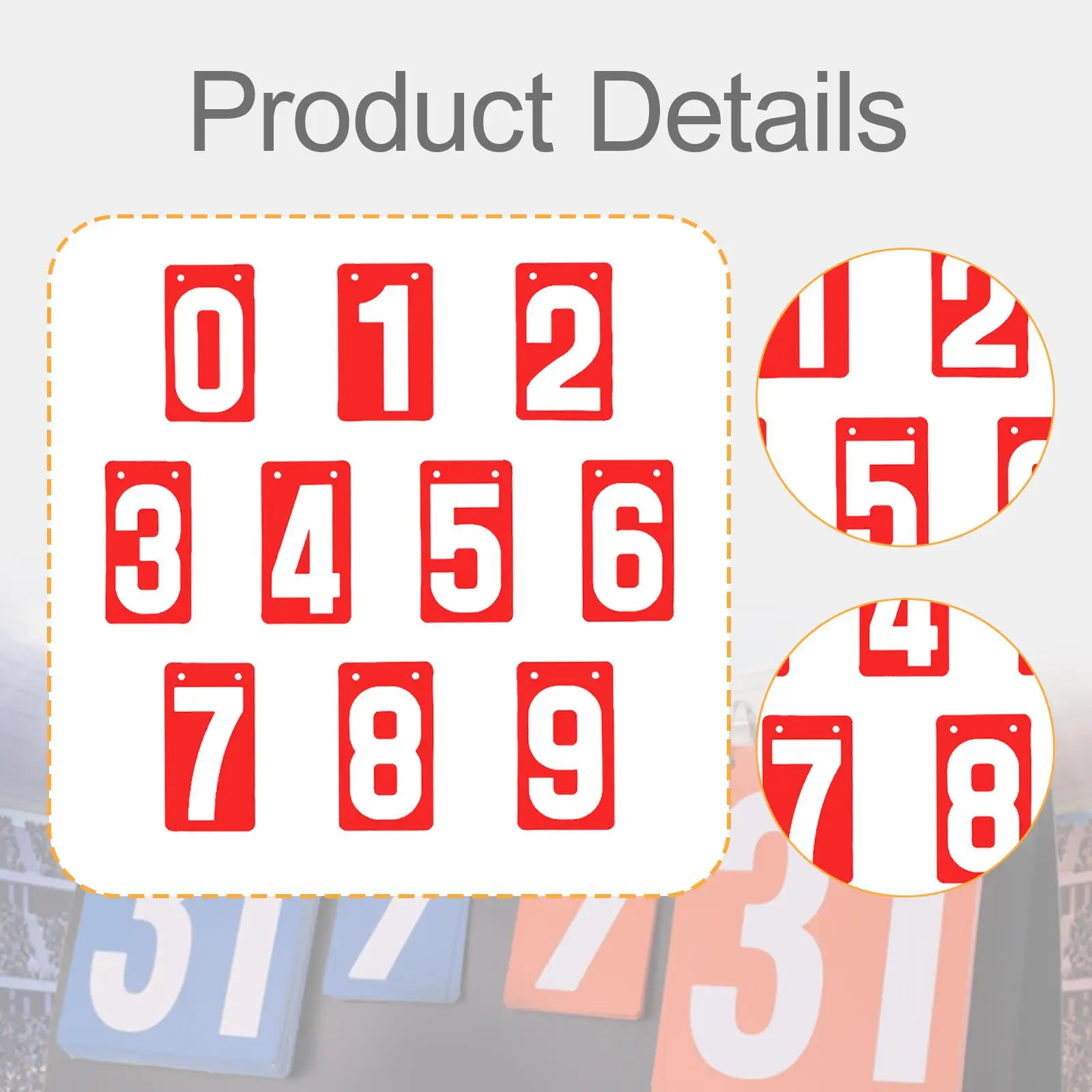 أرقام حارس النتائج 0-9 النتيجة لكرة القدم الكرة الطائرة البيسبول