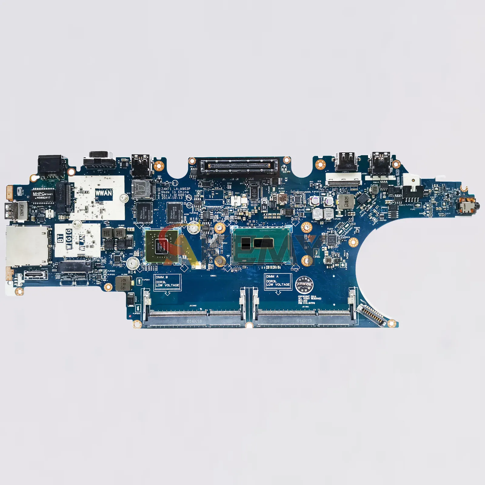 For DELL Latitude E5450 5450 Laptop Motherboard ZAM71 LA-A903P CN-0RH5PW 017FG2 100% Tested OK