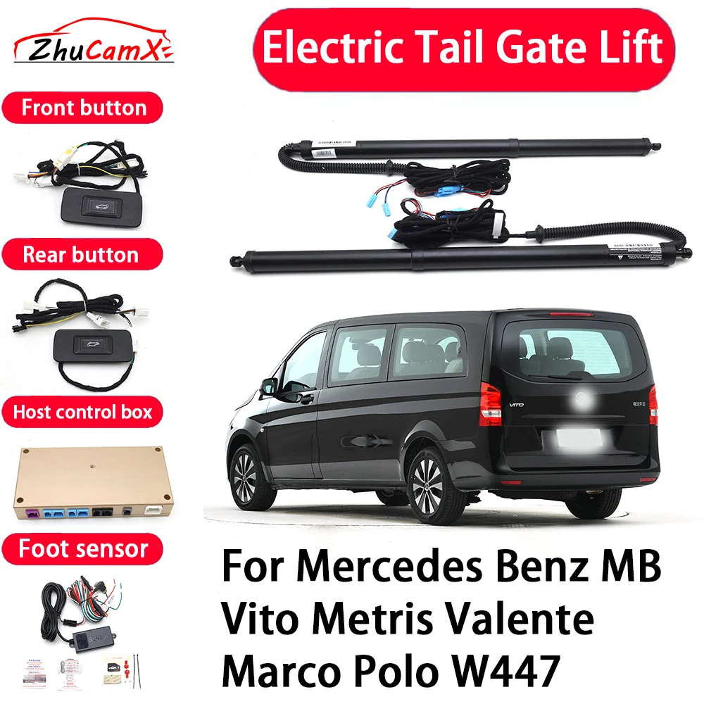 

ZhuCamX Car Automatic Electric Tail Gate Lift Tailgate Assist System for Mercedes Benz MB Vito Metris Valente Marco Polo W447