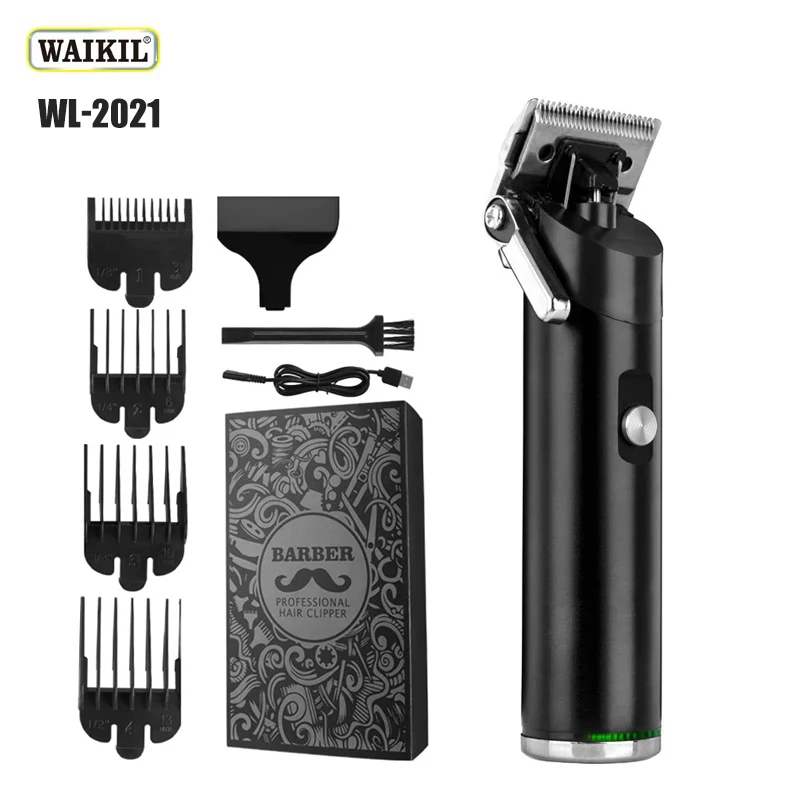 

WAIKIL professional hair clipper Men's Electric Hair Trimmer USB Rechargeable Cordless Electric Pusher Hair beard styling tools