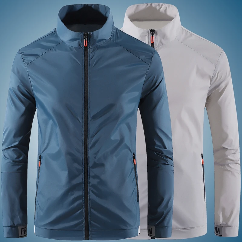 

Men Sun Protection Clothes for Ultra-thin Breathable Ice Silk Trendy Fashion UV Resistant Casual Versatile Comfortable Jacket
