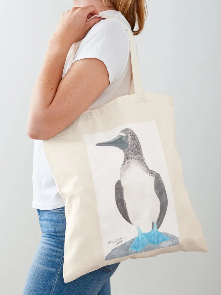 Blue Footed Booby Tote Bag bags luxury women Women's beach bags Women's handbag ecological bags