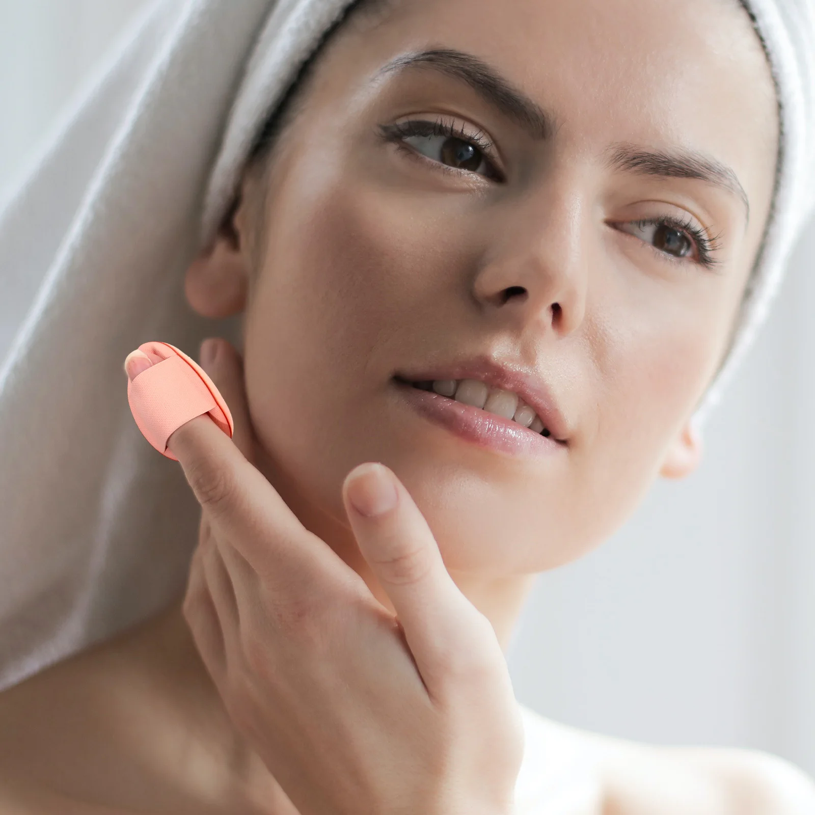 12 Stücke Kleine Make-Up Mini Foundation Pulver Tragbare Werkzeuge für Gesicht Concealer Blending Frauen Mädchen Make-Up