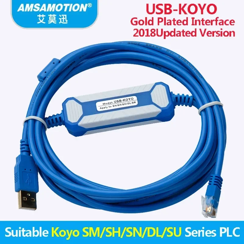 USB-KOYO PLC Programming Cable For YOKO SN/SM/SH/SR/DL/NK/PLC KOYO Series PLC USB Download Line