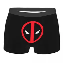 Deadpool Logo Underwear Male Printed Custom Marvel Boxer Shorts Panties Briefs Breathable Underpants