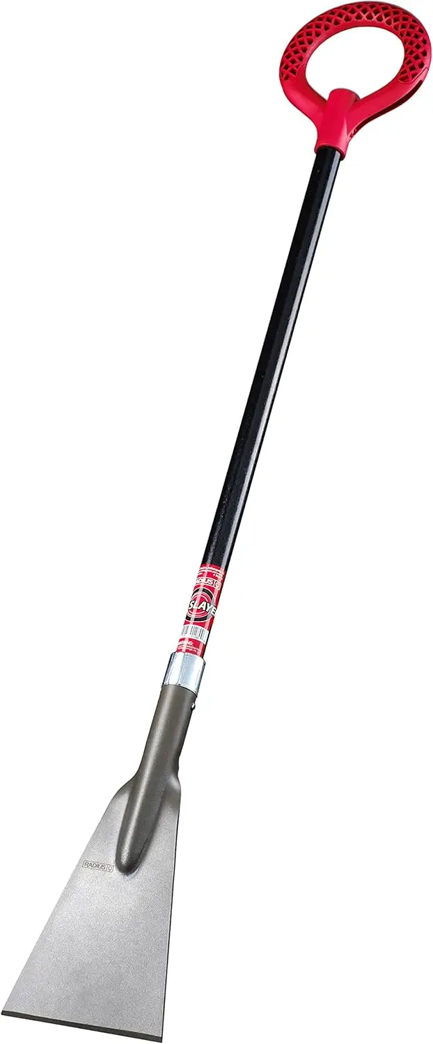 

Long Handled Steel Ice Scraper and Chopper, 53 x 7 Inches, Durable for Thick Ice Removal