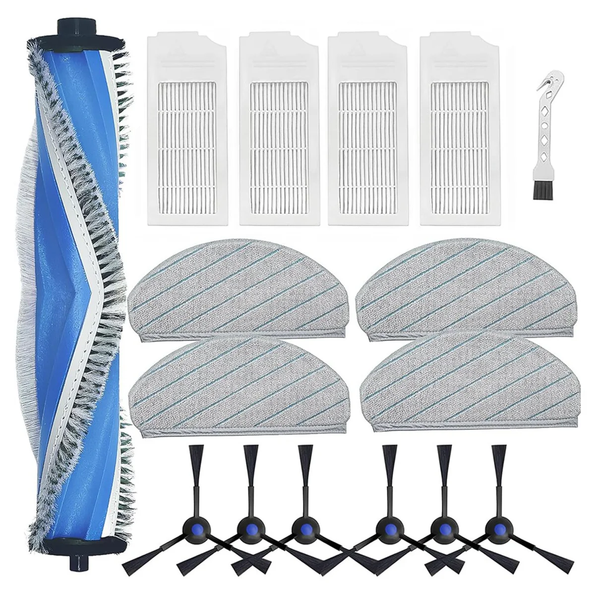 M17K For Ecovacs Deebot N20 Plus, N20, N20 Pro Plus Robot Vacuum Cleaner Main Side Brush Hepa Filter Mop Cloth Accessories