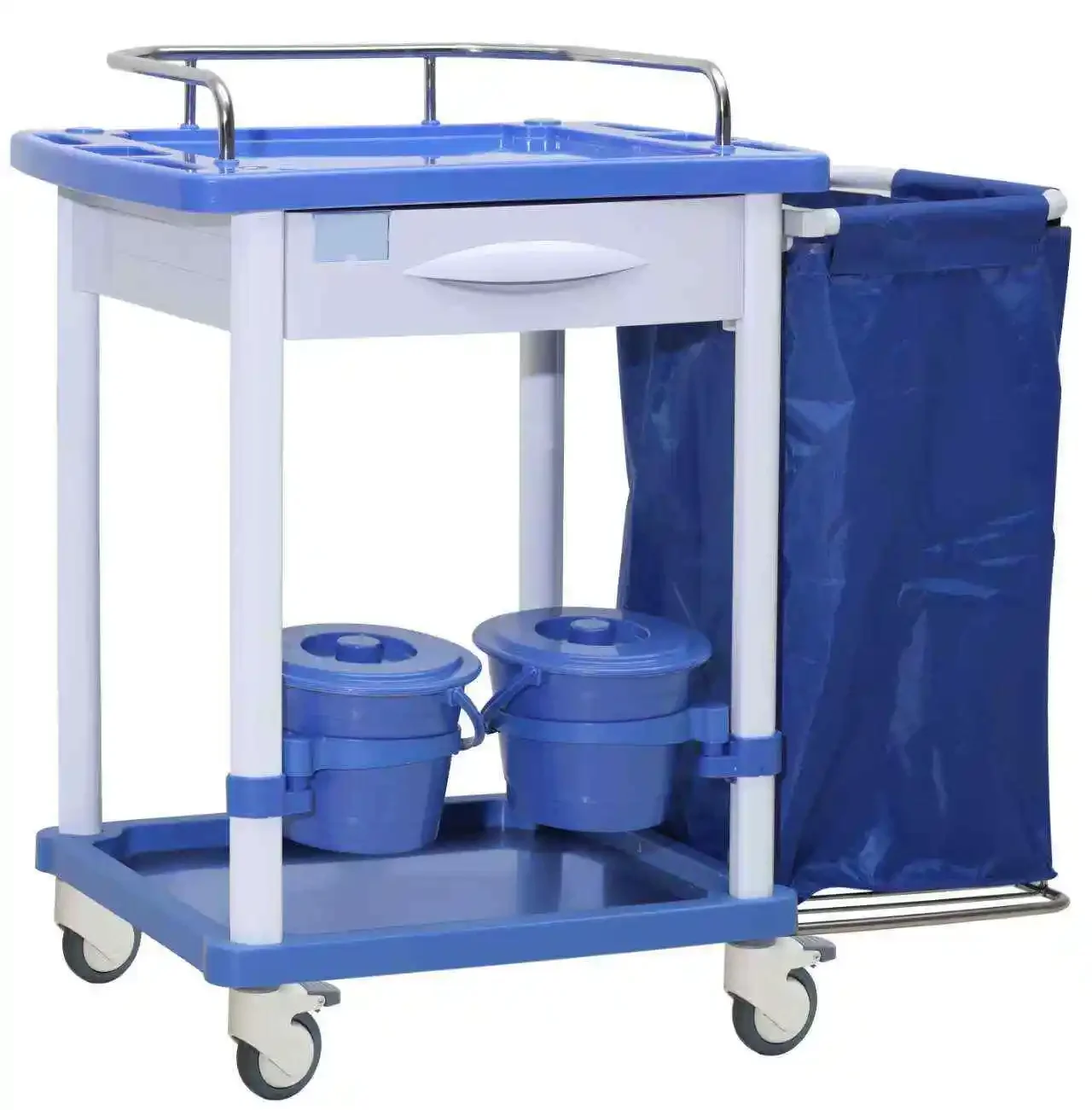 ABS Medical Drug Changing Cart Mobile Utility Vehicle Hospital Treatment Cart for Clinic Hospital Ward