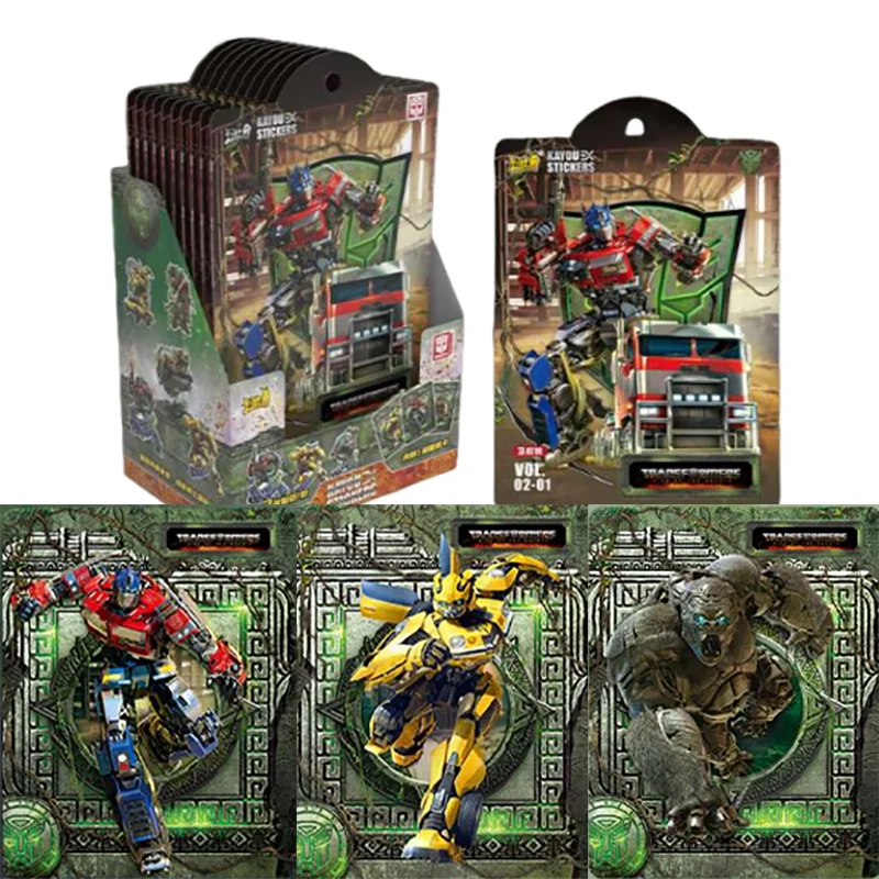Наклейки KAYOU Transformers EX Series: Восхождение зверей, декоративные стикеры с героями мультфильмов, подарки на праздники и дни рождения