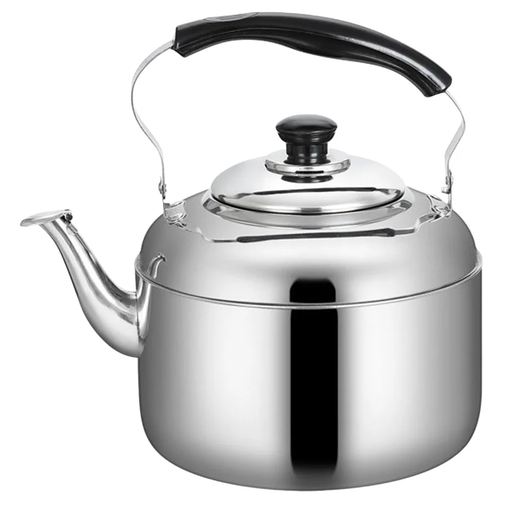 

Filter Stainless Steel Kettle Travel Camping Coffee Pot Tea Handle Accessories Sounding