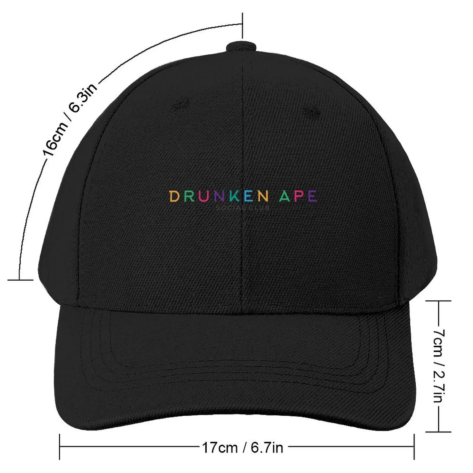 Drunken Ape SC Color Baseball Cap Golf Hat Man derby hat Military Tactical Cap Men's Hats Women's