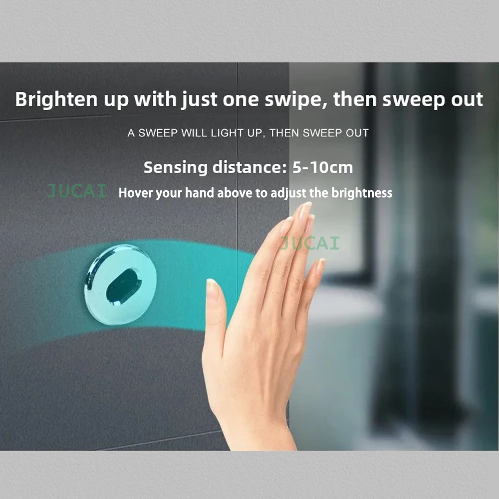 Wardrobe LED Light Switch, Smart Infrared Induction Sensor for Single/Dual Door Cabinet Light, Auto ON/OFF,  12V/24V Dupont Line