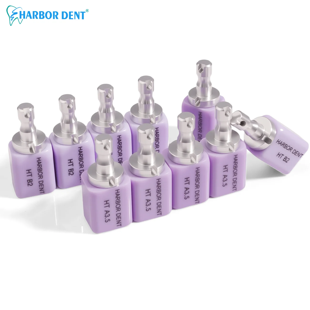 

10 шт., стеклянные керамические блоки из дисиликата лития C14, Emax LT/HT для CAD CAM Sirona Cerec, фрезерная система, шпон/корона/инкрустация/накладка