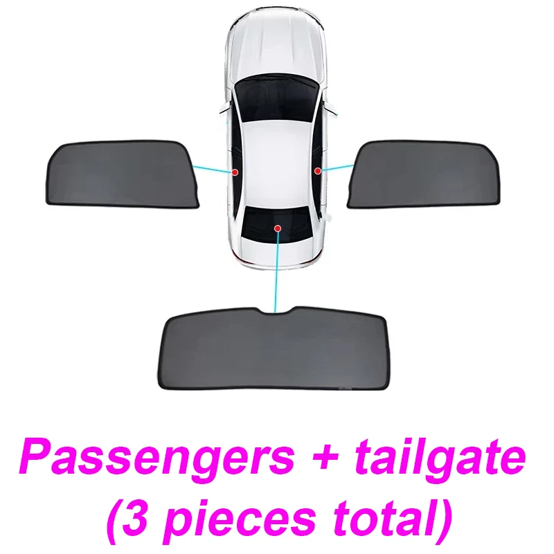 3pcs Rear