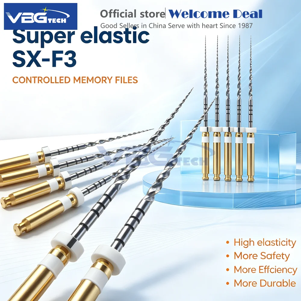 Dental SX-F3 Silver 25/31mm Endo Rotary Niti Files Flexible Dentistry Endodontic Materials Laboratorio F4F5 Endomotor Handpiece