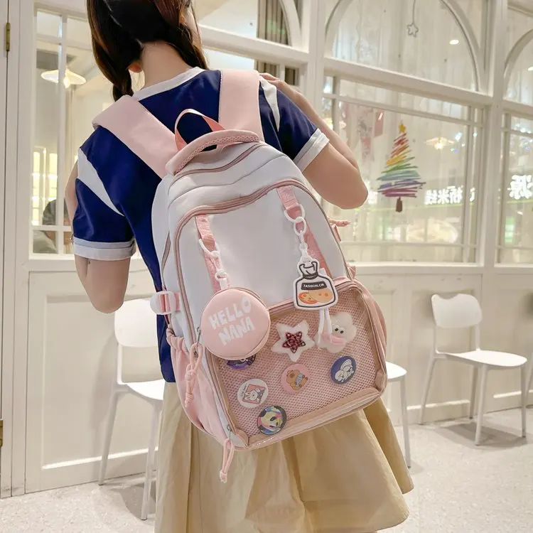 

2025 Autumn New Explosion 174 Fashion Backpack Large Capacity Day Cute Student Large Capacity Children's School Bag