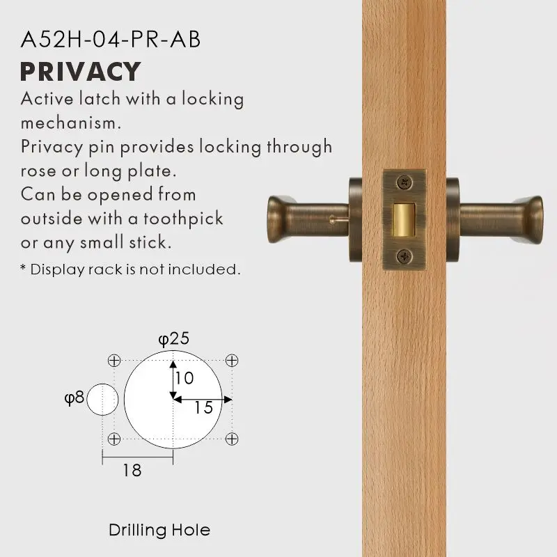 Nurlin Messing Plat Antiek Brons Mat Goud Zwart Binnendeur Hendel Passage Privacy Badkamer Slot Comfortabele Touch