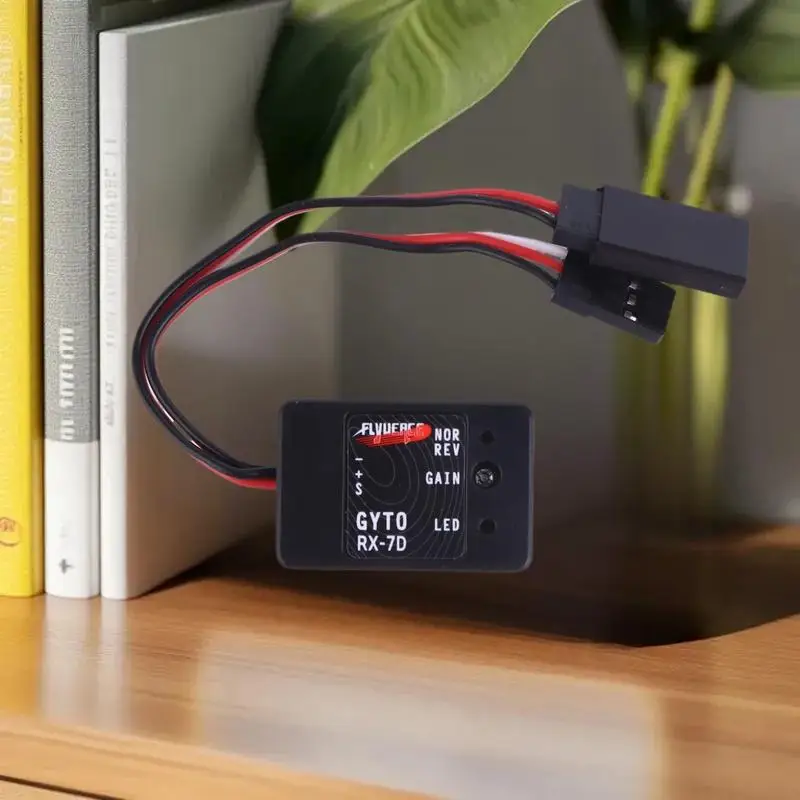 Professional RX-7D Mini Gyro for RC Car Boat Racing - 4.8-7.4V DC, Universal Digital/Analog Transmitter Receiver