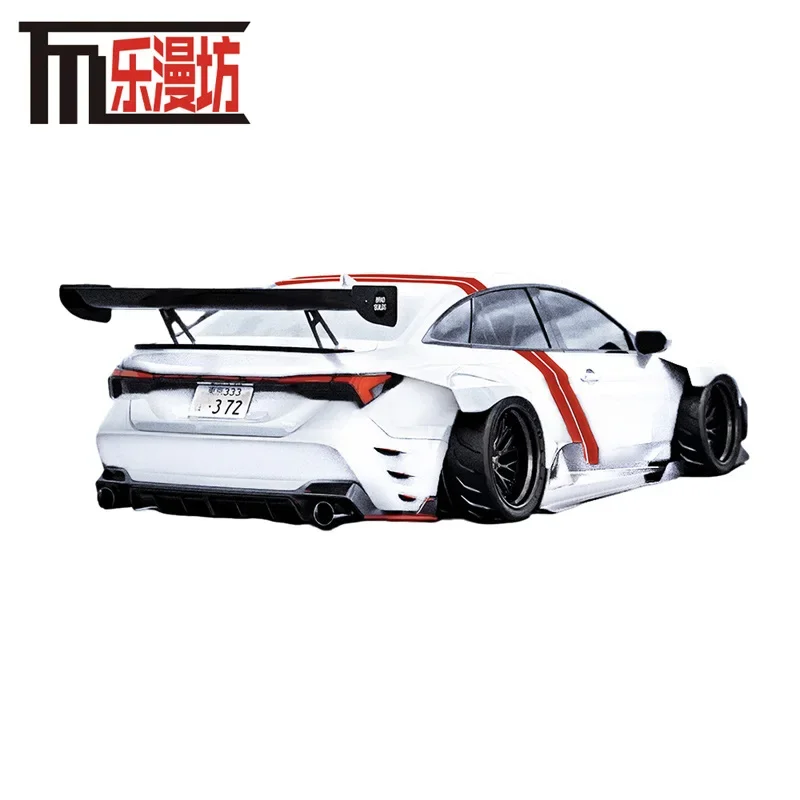 LeManFang LMF 1:64 COROLLA BRANCO / VERDE Modelo de carro