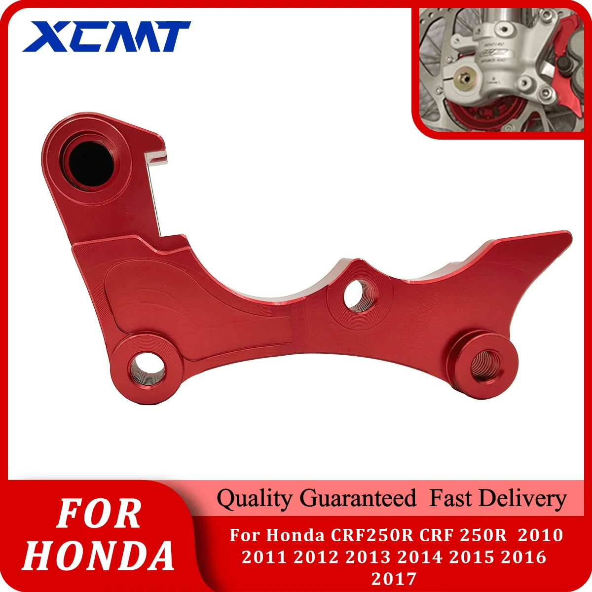 

Motocross 270MM Brake Caliper Adapter Bracket For HONDA CR125E CR125R CRE CRF 125 250 450 CR250R CRF250X CRF250R CRF450R 450X