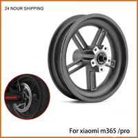 Electric Scooter Rear Wheel Hub Aluminum Alloy Replacement Spare Parts For Xiaomi M365 Pro 1S 8.5 Inch Tire Back Wheel Hub Rim