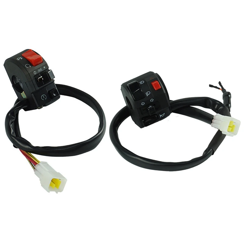 

22Mm Motorcycle Switches Horn Button Turn Signal Switch Electric Fog Lamp Light Start Handlebar Controller Switch