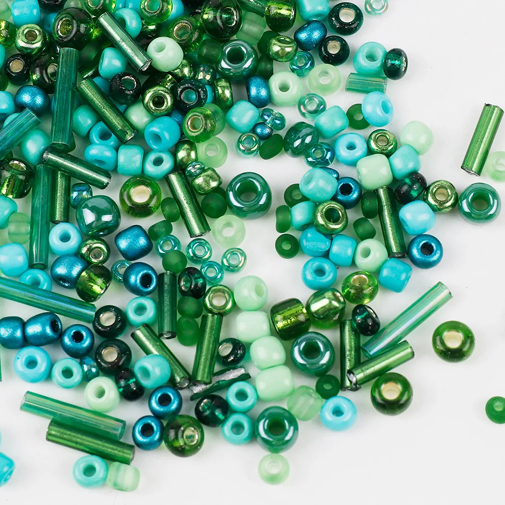 Jewelry Making Kit Seed Beads Set Glass Beads Set Bracelets Necklace Ring Making Seedbeads Kit For DIY Art Craft