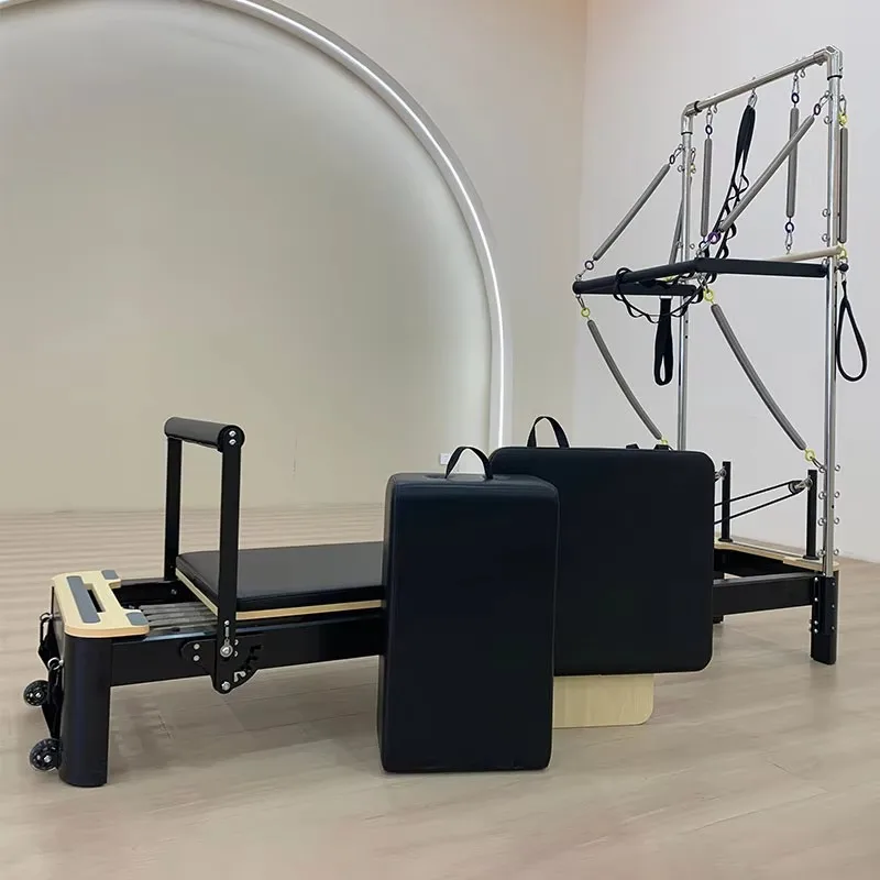 Commercial Home Yoga Exercise Machine Half Tower Aluminum Body Shaper Tower Pilates