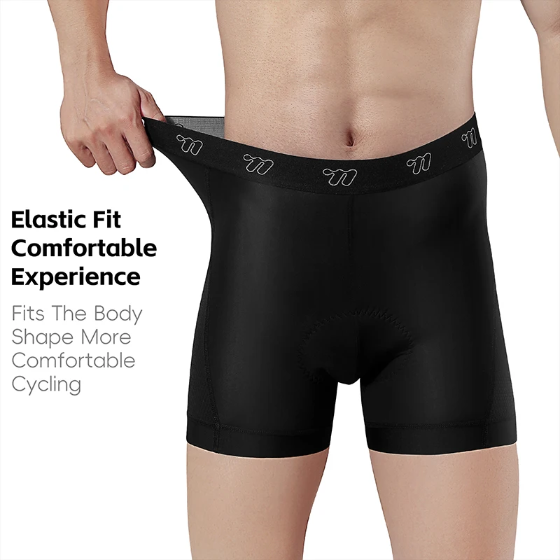 

WEST BIKING Men's Cycling Underwear Shock Absorption Breathability Anti-slip Underpants High Elastic Shorts Men Cycling Shorts