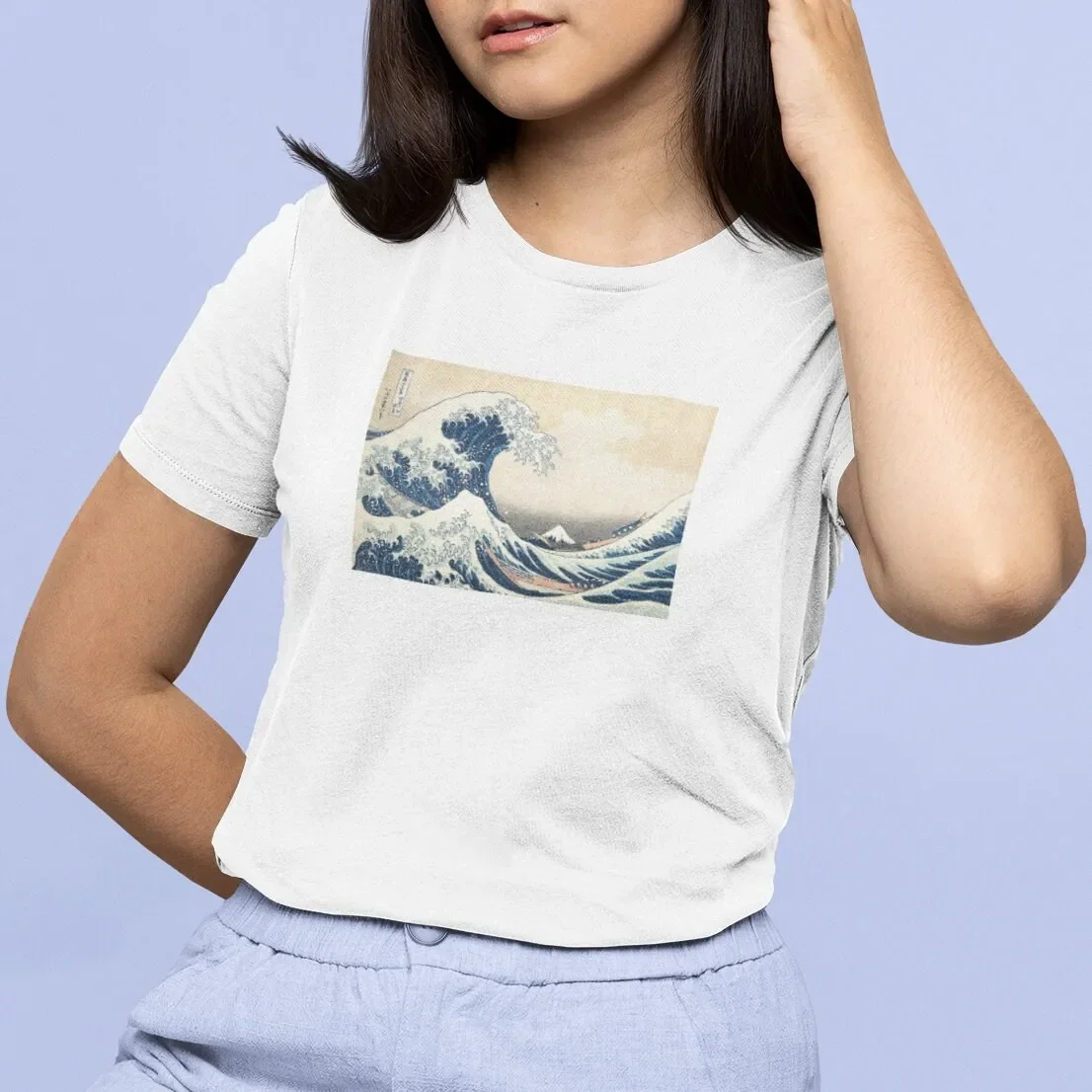 The Great Wave off Kanagawa by Katsushika Vintage Vibe T Shirt Same Day Dispatch Eco Friendly Packaging