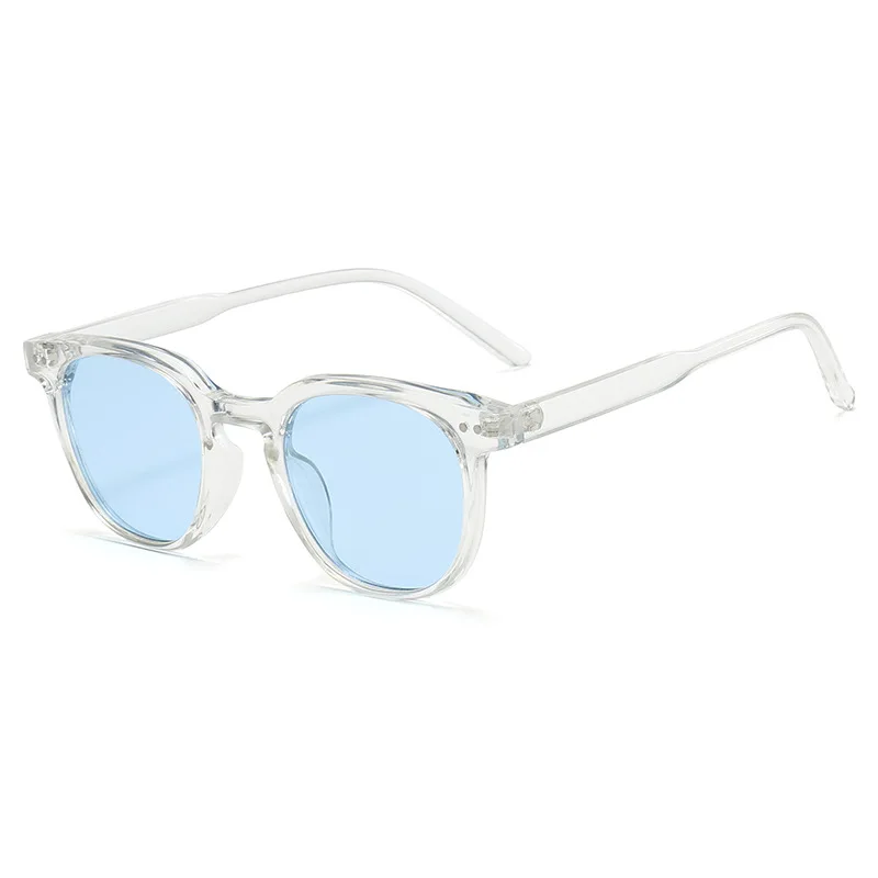 Lunettes de soleil à la mode pour femmes et hommes, jaune, bleu, vert, produits tendance, teinte populaire Ins, océan Len, Streetwear, décoration de fête, Oculos