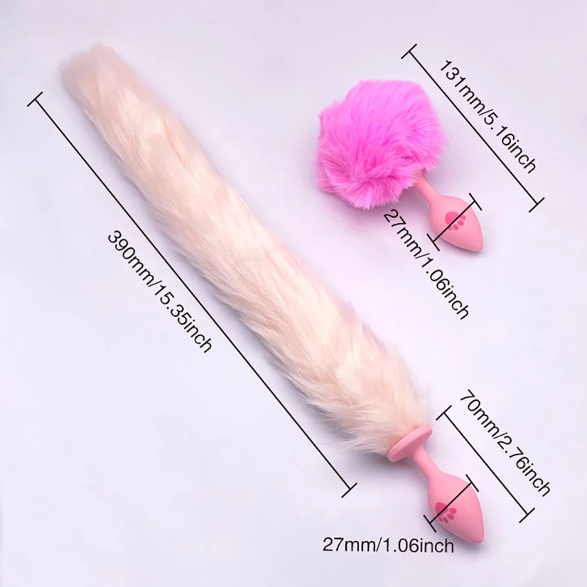 Silicone Sexy Fox Butt Plug Fox Tail Intimate Toys Anal Extender Dilator Sex Shop Products Erotic Games Goods For Adults - view 2