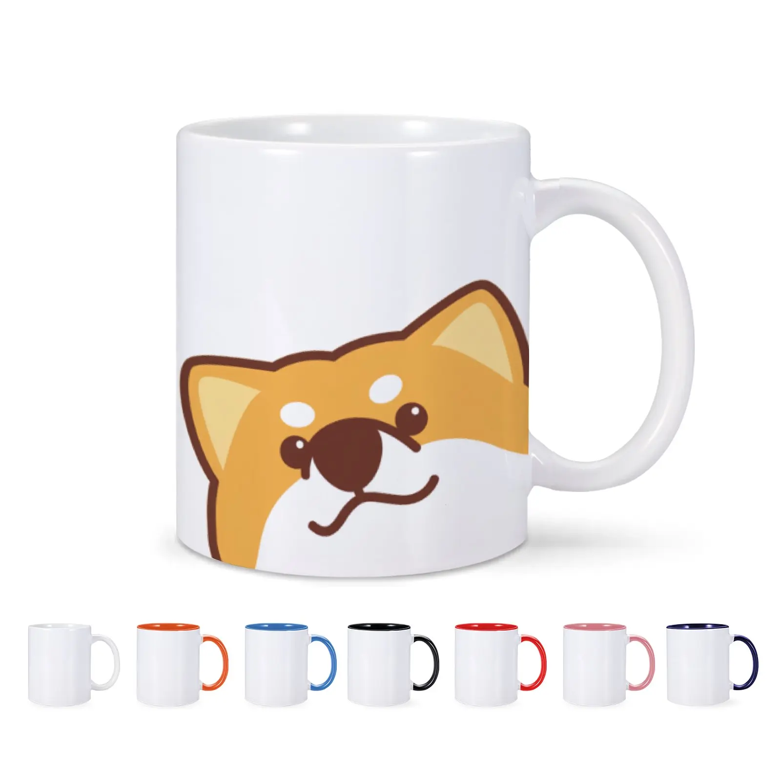 Personalized Shiba Inu Ceramic Mug Shiba Inu Coffee Mug Awesome Dog Lovers Pottery Mug Gifts Unique Shiba Porcelain Mugs