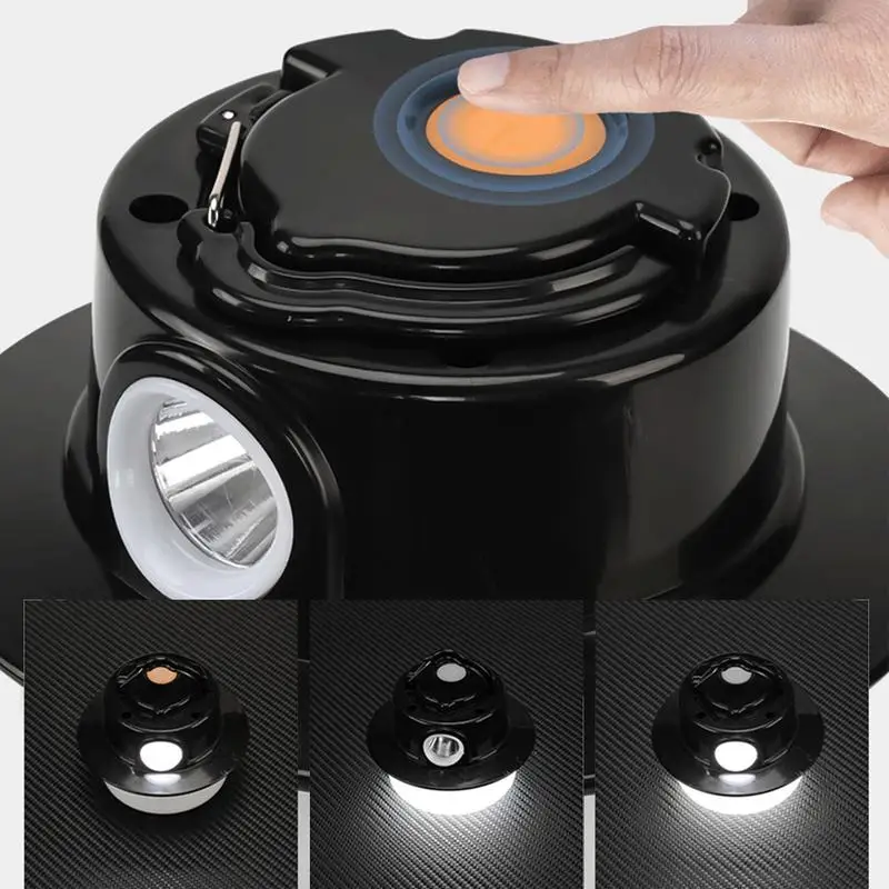 LED Camping Lantern LED Portable Tent Light Rechargeable With Hook Multipurpose 3 Lighting Modes Tent Lamp For Outdoor Hiking