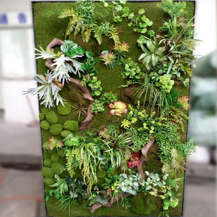 Artificial Wall Clad Moss Grass Wall for Decoration