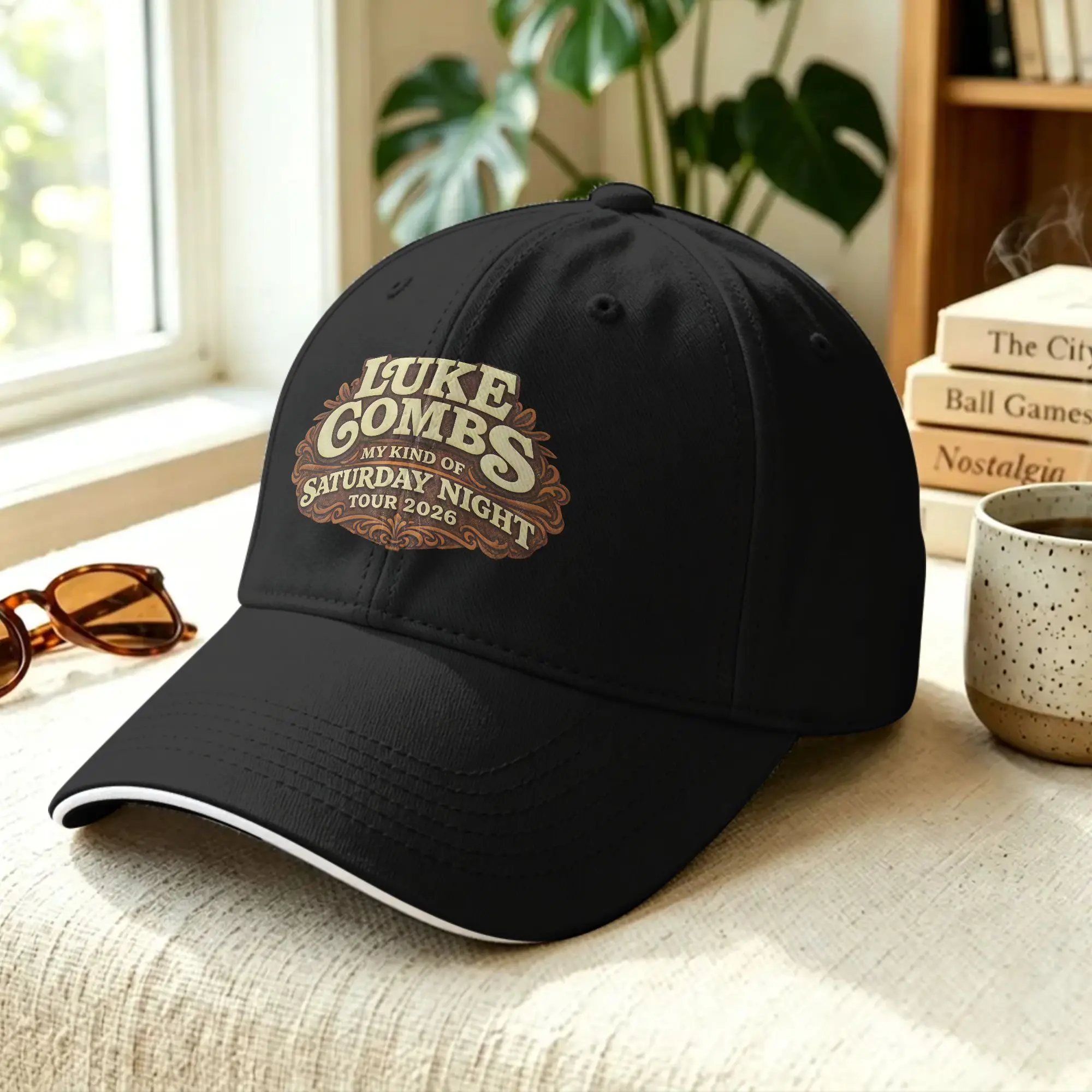 Summer Lukes Combs My Kinda Saturday Night Tour 2026 Baseball Cap  Outdoor Casual Sun Trucker Hat Men Breathable Baseball Caps