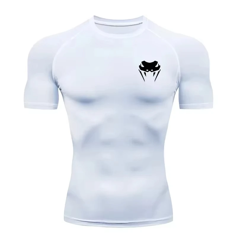 Men Compression Shirt Short Long Sleeve Quick Dry | All Season Workout Top for Gym Running Fitness UV Protection JW039