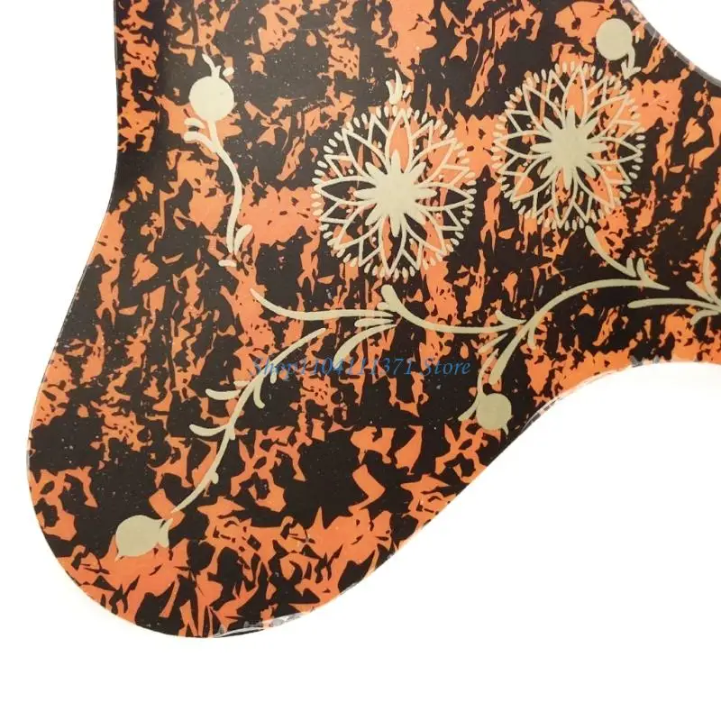 P9FC Guitar Pickguard Scratch Plate Self-Adhesive Pickguard Sticker Guard Plate