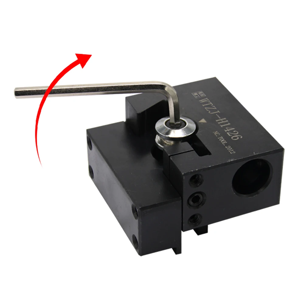 CNC مخرطة Tailstock أداة حامل الحفر المشبك، مركز التعديل الدقيق مستقيم عرقوب الحفر قضيب مجموعة