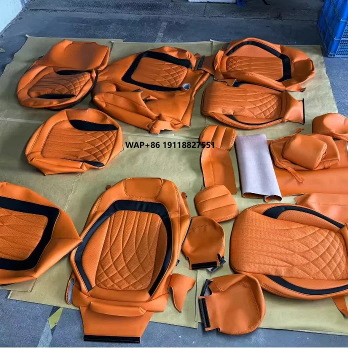 Luxury Design Car Seat Protector Cover New Design Full Set Polyester Car Seat Covers