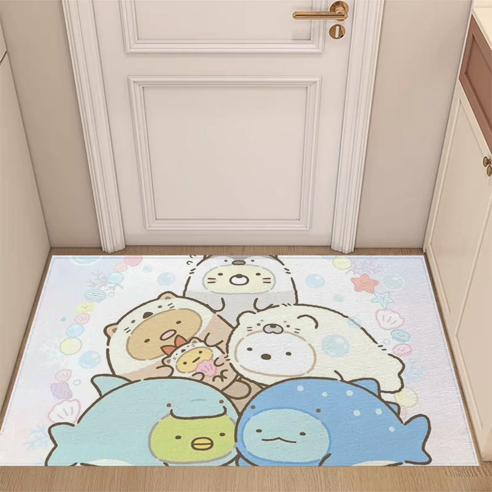 Carpet in the Bedroom Mats Sumikko Gurashi Entrance Mat for Hallway on the Floor Doormat Entrance to Home Accsessories Room Rugs