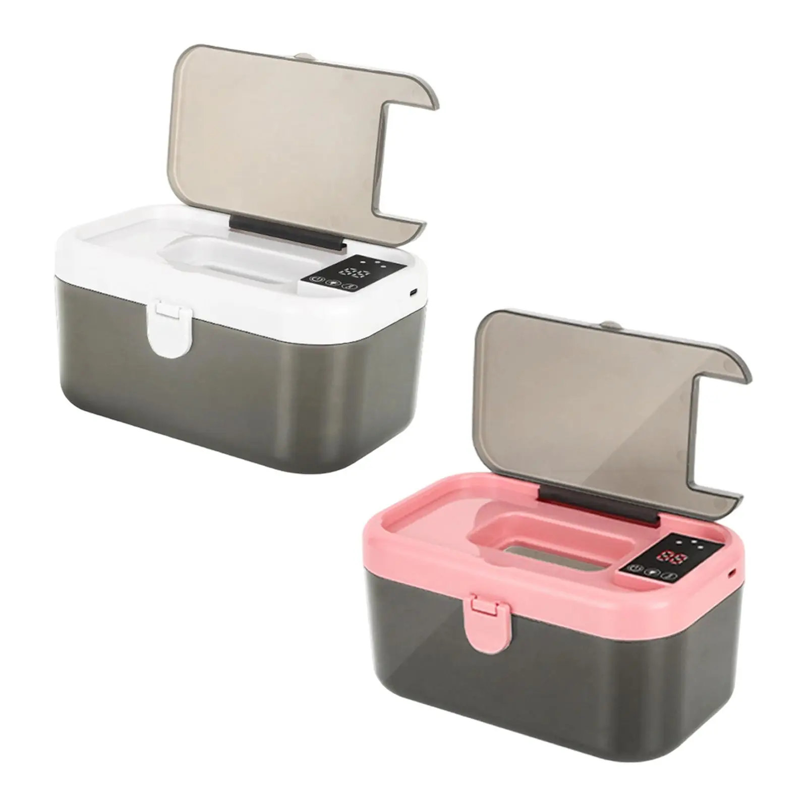 ضوء ليلي أكثر دفئًا من بيبي، مريح، سهل الاستخدام، قابل للتعديل بالتساوي 55/60/65 ° C حفاضات مسح أكثر دفئا للسيارة المنزل السفر أمي، #2