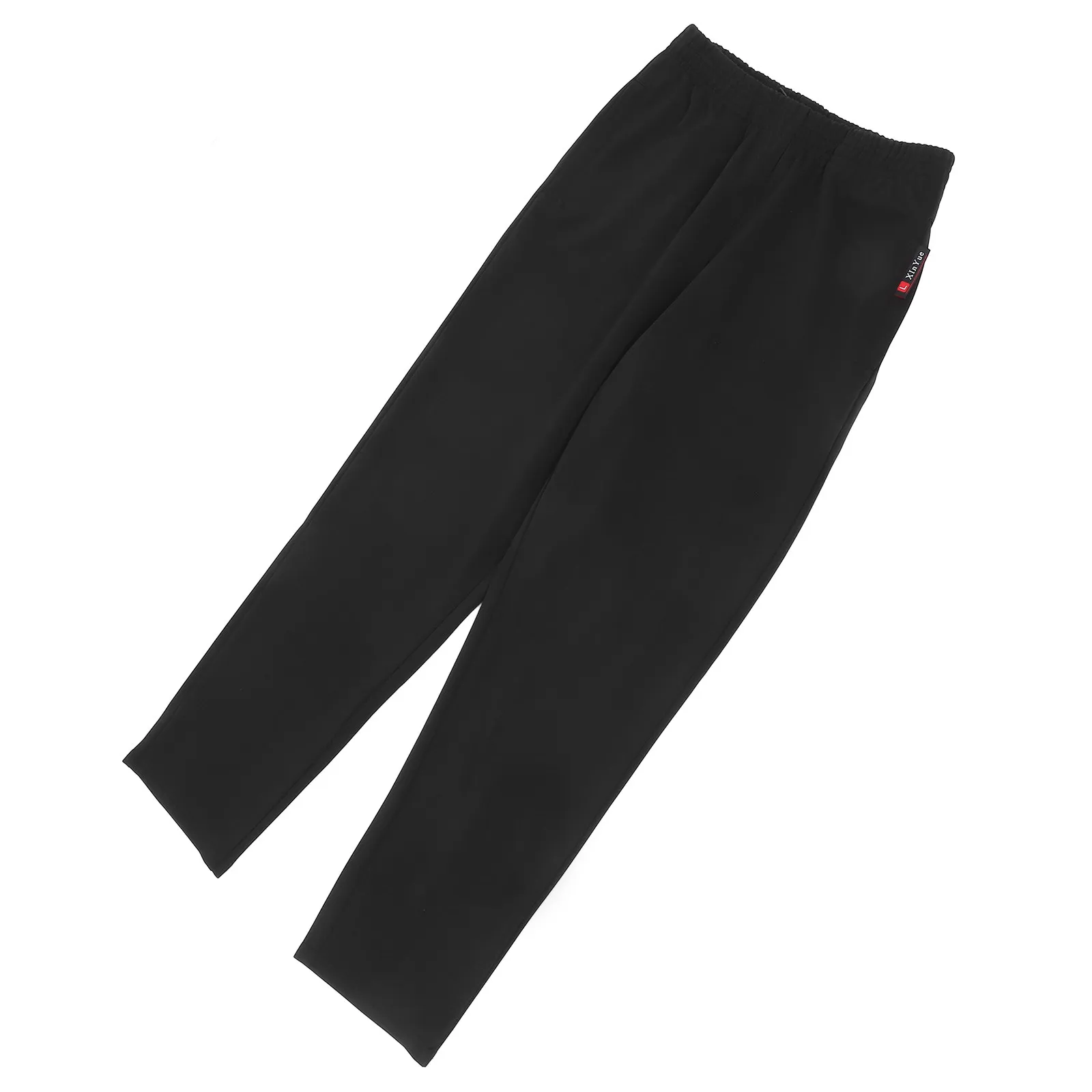 Black Breathable Chef Pants Men Kitchen Work Drawstring Waist Cargo Style Loose Comfortable Culinary Xl Sweatpants