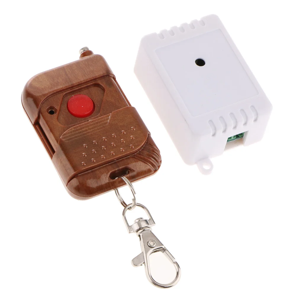 DC 12V 10A Relay 1 Saluran RF Remote Control Switch Pemancar + Penerima,