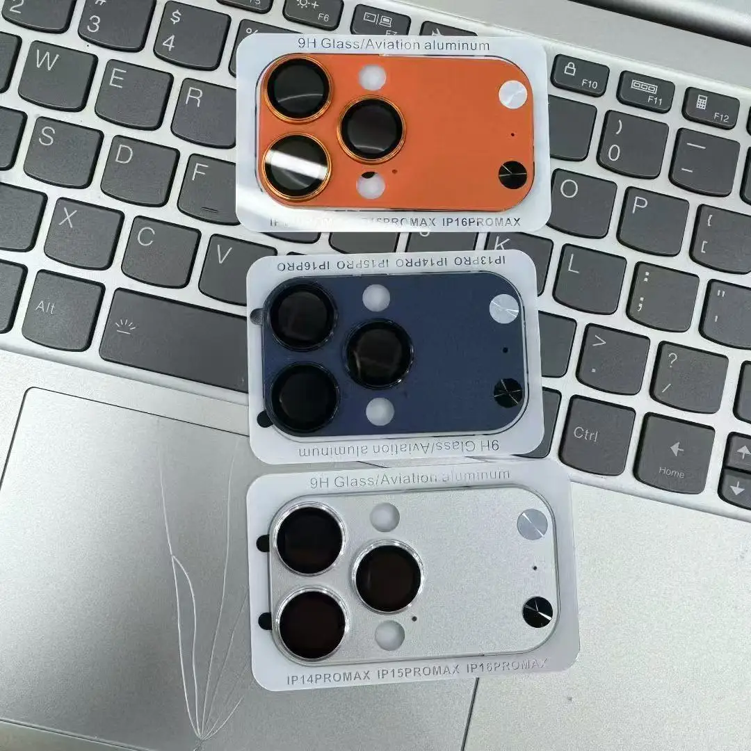 واقي كاميرا معدني أصلي عالي الدقة لهاتف آيفون 17 16 15 14Pro Max Transform 17 Pro Max غطاء حماية حلقة عدسة من سبائك الزجاج #4