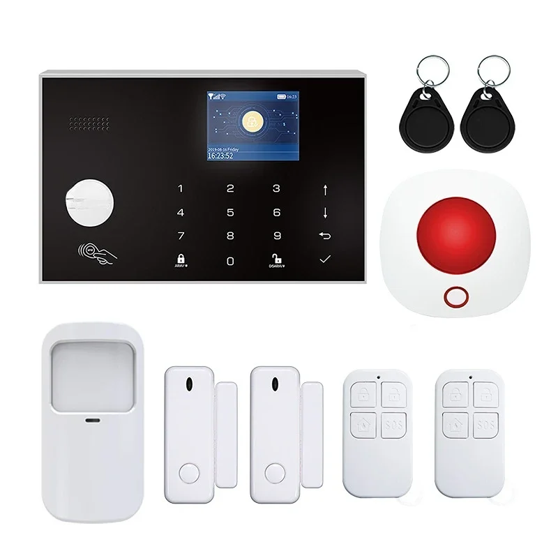 Wireless Home Alarm Security Protection  WIFI/GSM security alarm system Burglar Home Alarm