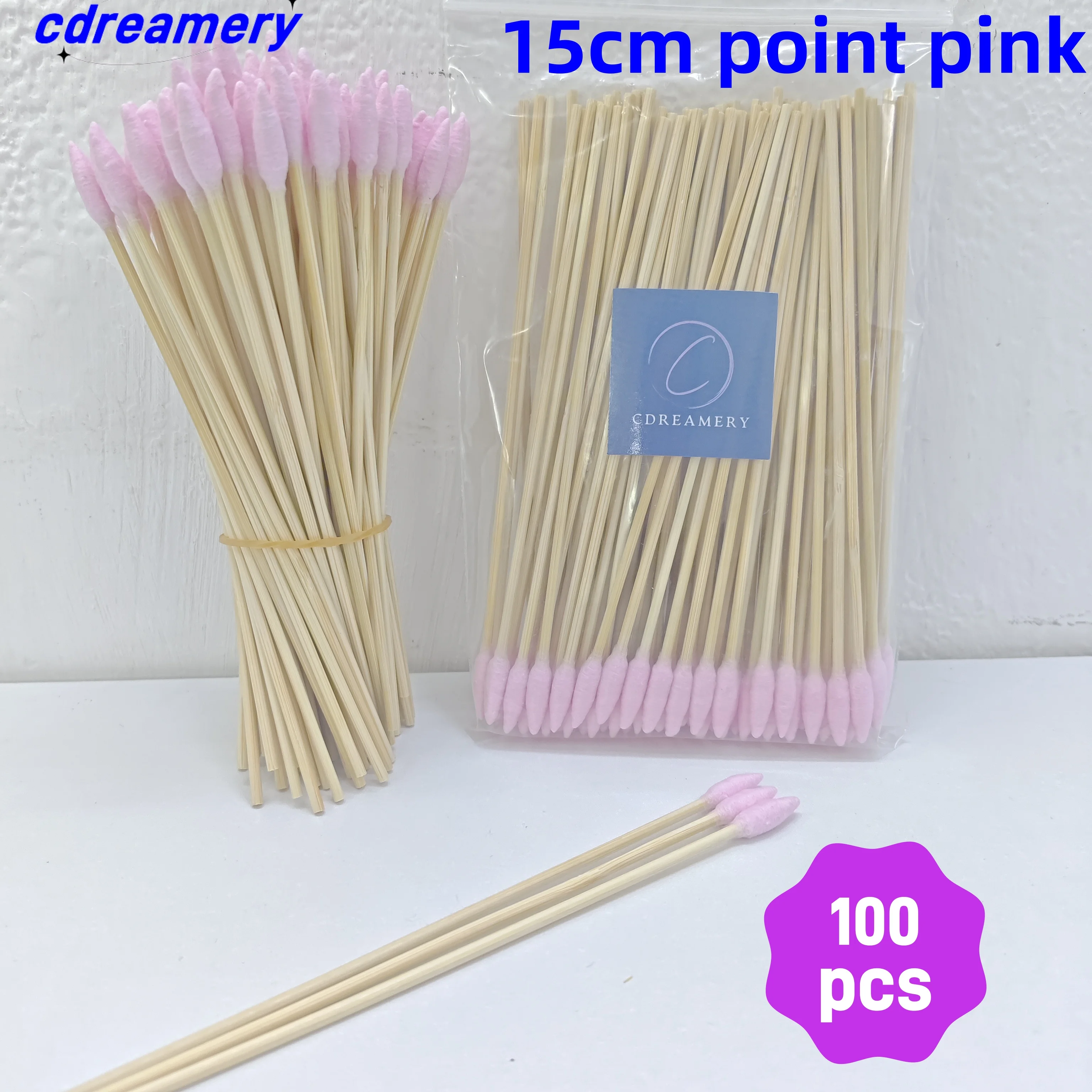 

400 шт., тампоны для чистки пистолета - 6 дюймов, длинные ватные тампоны, длинные наконечники Q, скважины для машин, татуировки, ухода за домашними животными, ящик для хранения макияжа S